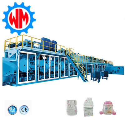 Beli 800 pcs / menit Baby Diaper Produksi Line Full Servo Diaper Pabrik Peralatan online manufacture