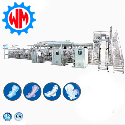 Beli Full Servo Baby Diaper Making Machine Sistem Otomatis Berkecepatan Tinggi dengan Penjualan Baik online manufacture