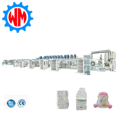Beli Mesin Popok Bayi Efisiensi Tinggi Pabrik Produksi Popok Berisik Rendah online manufacture