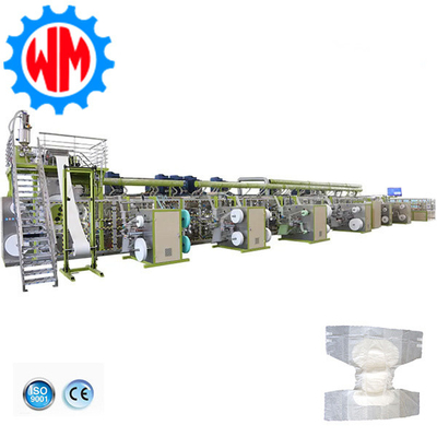 Beli 2025 Mesin Pembuat Popok Dewasa Baru yang Mudah Dioperasikan Full Servo 400 KW dengan CE online manufacture