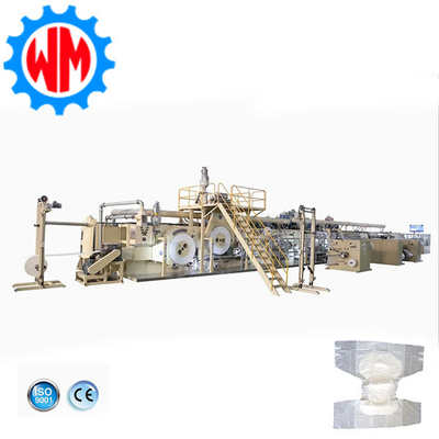 Beli High Speed Full Servo Adult Diaper Production Line Produksi Ekspor ke Eropa online manufacture