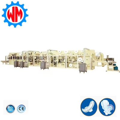 Beli Womeng 2025 New High Efficiency Sanitary Pad Production Line dengan CE pembuatan online