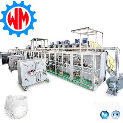 Beli Pemasok Pabrik 800 pcs / min Bayi Popok Membuat Mesin PLC Control Mudah pemeliharaan online manufacture