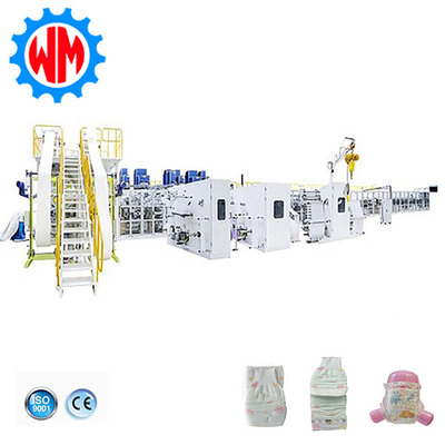 Beli 800 pcs/min Kecepatan Tinggi Peralatan pembuatan popok bayi Mesin tarik-up online manufacture