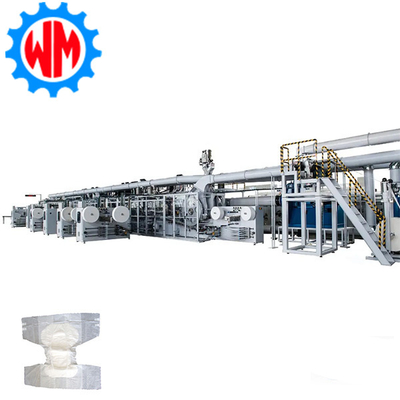 Beli Hot Sell Advanced 350pcs/min Adult Diaper Production Line with 2-3 Operators pembuatan online