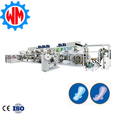 Beli High Speed Automatic Packaging Sanitary Pad Making Machine PLC Control  pembuatan online