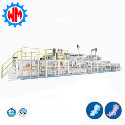 Beli 1200pcs/min Mesin Pembuatan Pad Saniter Servo Penuh dengan Bahan Baku Ekspor pembuatan online