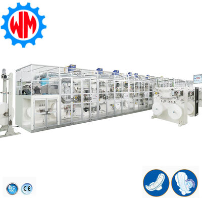 Beli Full Servo 1200pcs/min Sanitary Pad Making Machine 98% Efficiency Stable Production pembuatan online