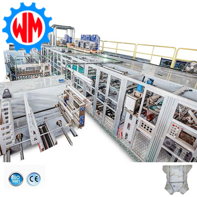 Lini Produksi Popok Bayi Servo Efisiensi Tinggi Kontrol PLC Ekspor Global