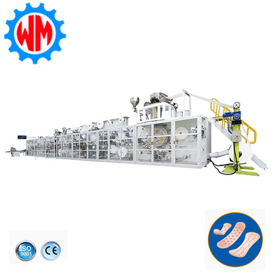 Efisiensi Tinggi Full Servo Sanitary Pad Membuat Mesin 1500pcs/min Ekspor ke Afrika