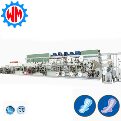 Jual Panas Mesin Produksi Pad Saniter Berkecepatan Tinggi Dengan Penyesuaian Profesional