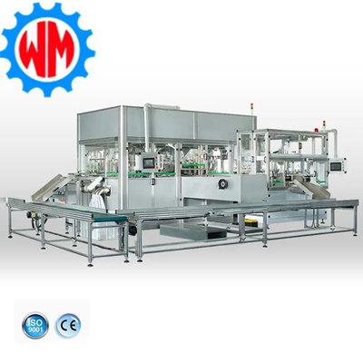60 kantong/menit Mesin kemasan serbet/lampin sanitasi cerdas Desain profesional