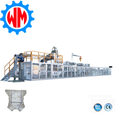 400KW Advanced New Baby Diaper Making Machine PLC Control Operasi yang Mudah